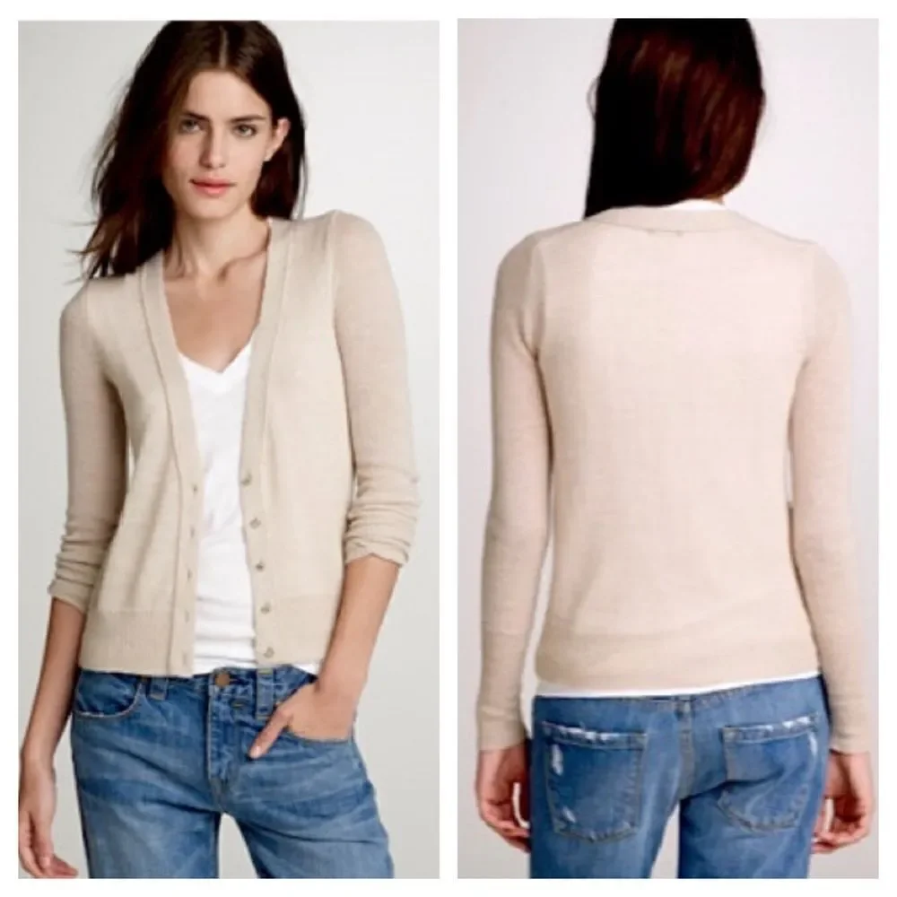J. Crew Dulphine shimmer bling button cardigan. Size S.